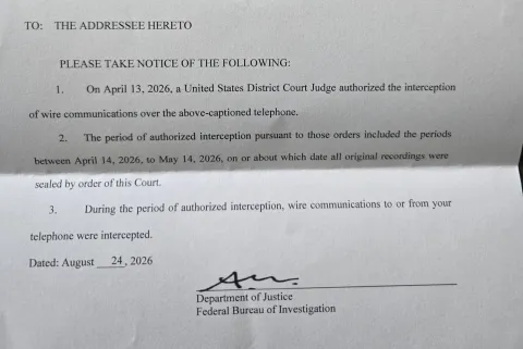 FBI Letter 2